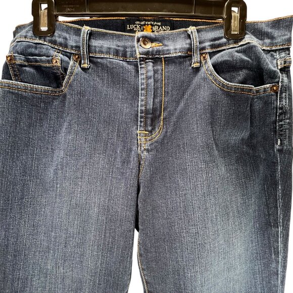 Lucky Brand Blue Denim Jeans Sweet N Low Bootcut 12/31R Classic Style Mid-Rise - Picture 5 of 16